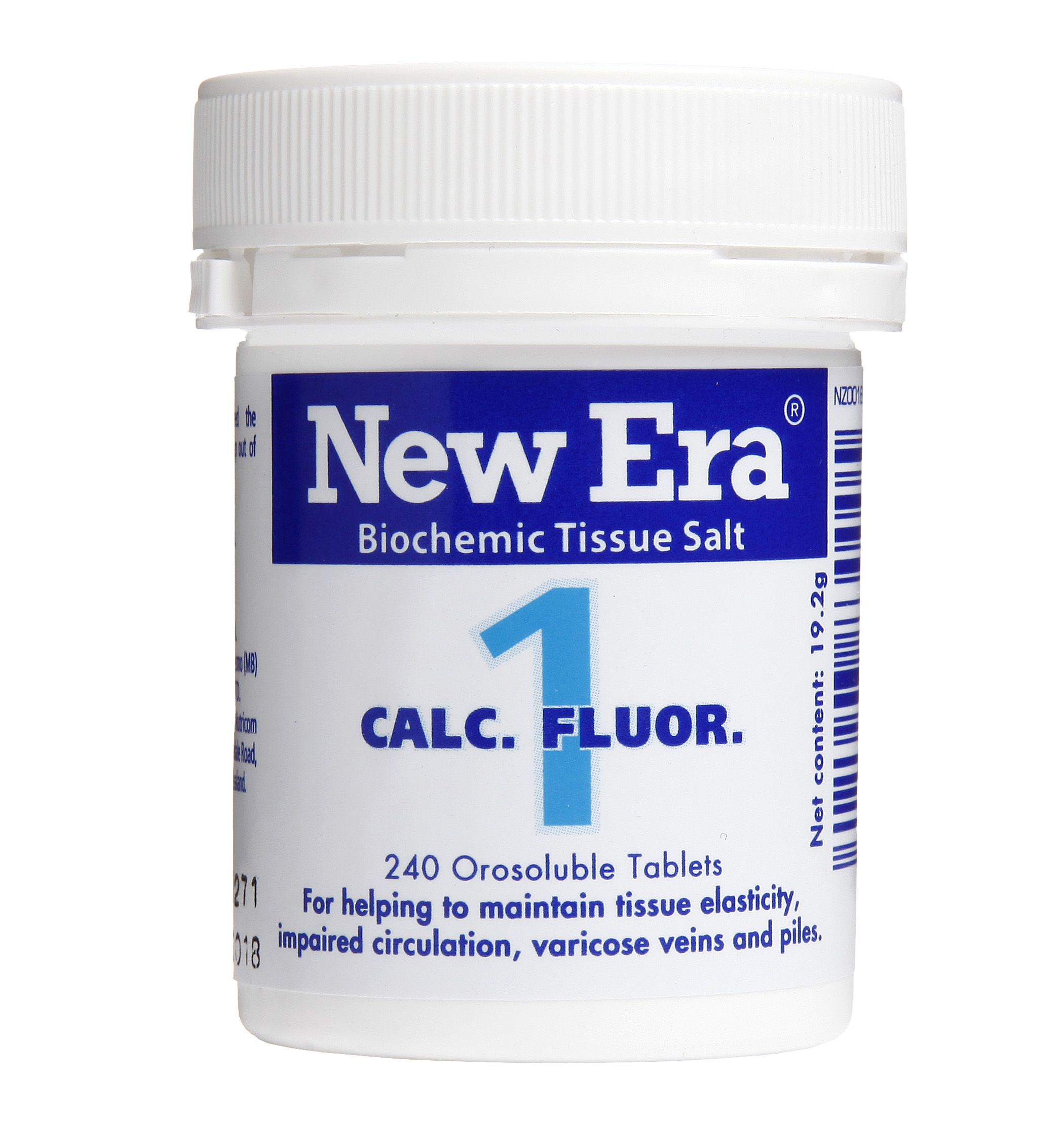 New Era Tissue Salt Calc. Fluor. #01 - The Elasticity Nutrient